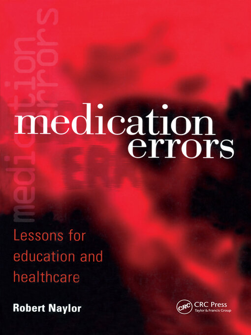 Title details for Medication Errors by Robert Naylor - Available